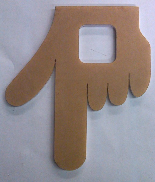 hand pointing