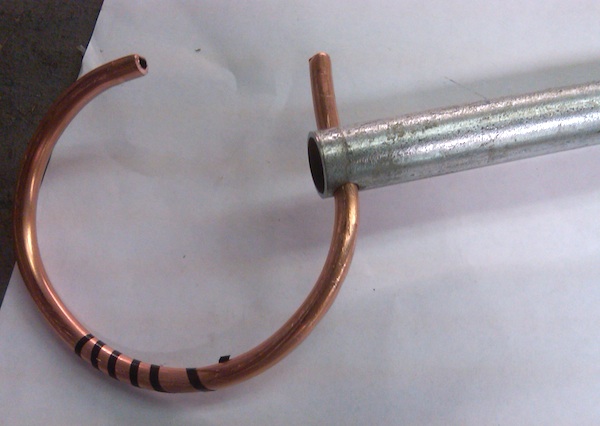 pipe through pipe